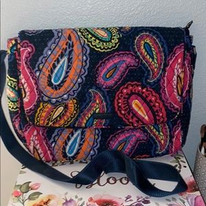 Paisley Vera Bradley Crossbody Laptop Bag